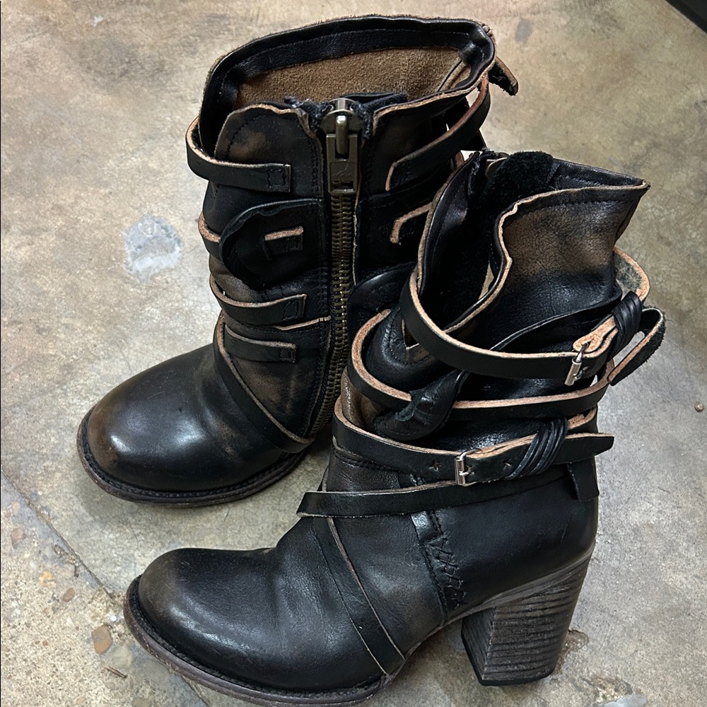 Freebird by Steven Black Heeled Boots
